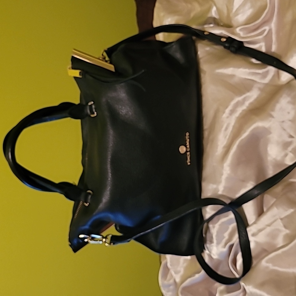 Vince Camuto Black Leather Women's Bag